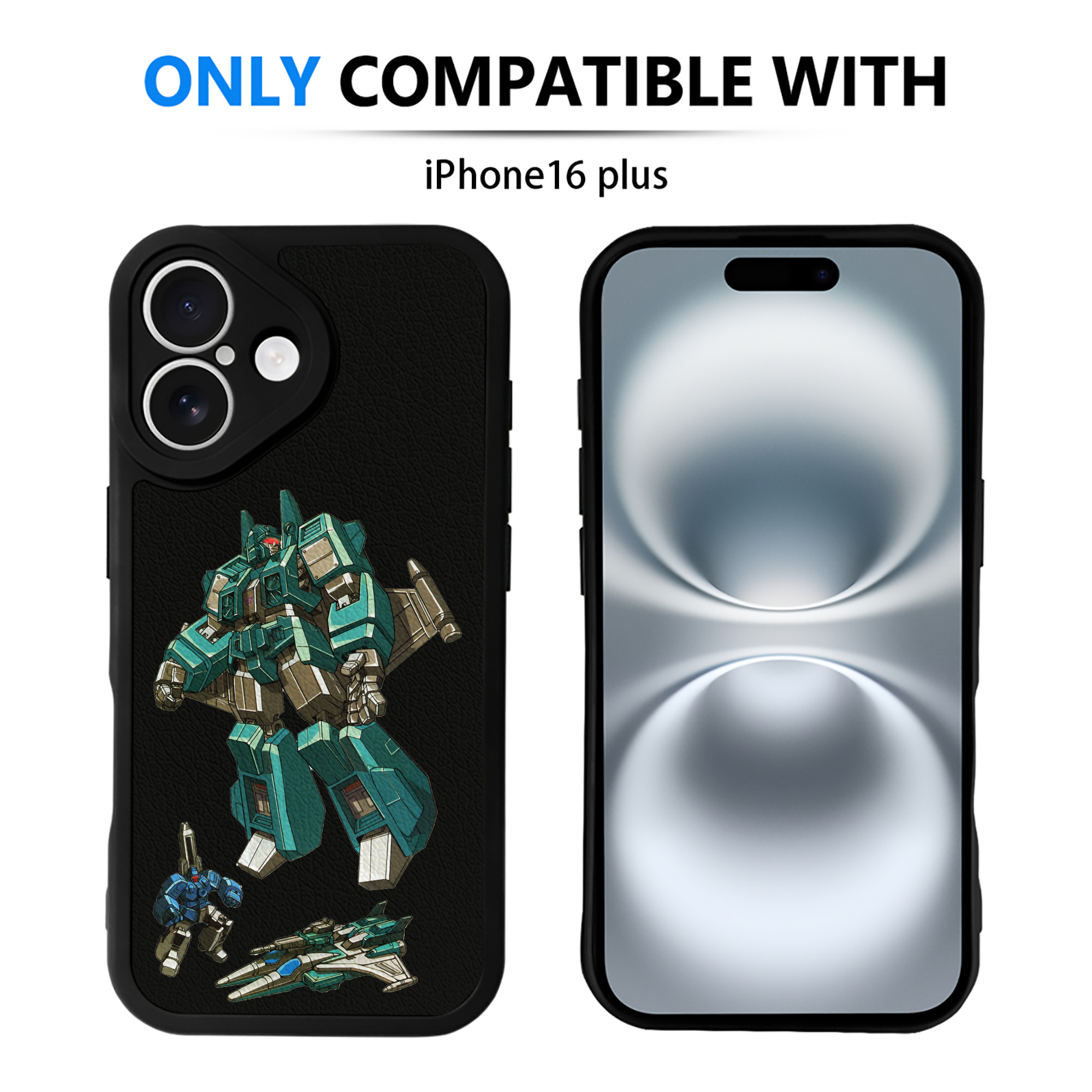 （画像用）  【iPhone 16シリーズ対応】シリコンスマホケース（レザー調） 材質：シリコン